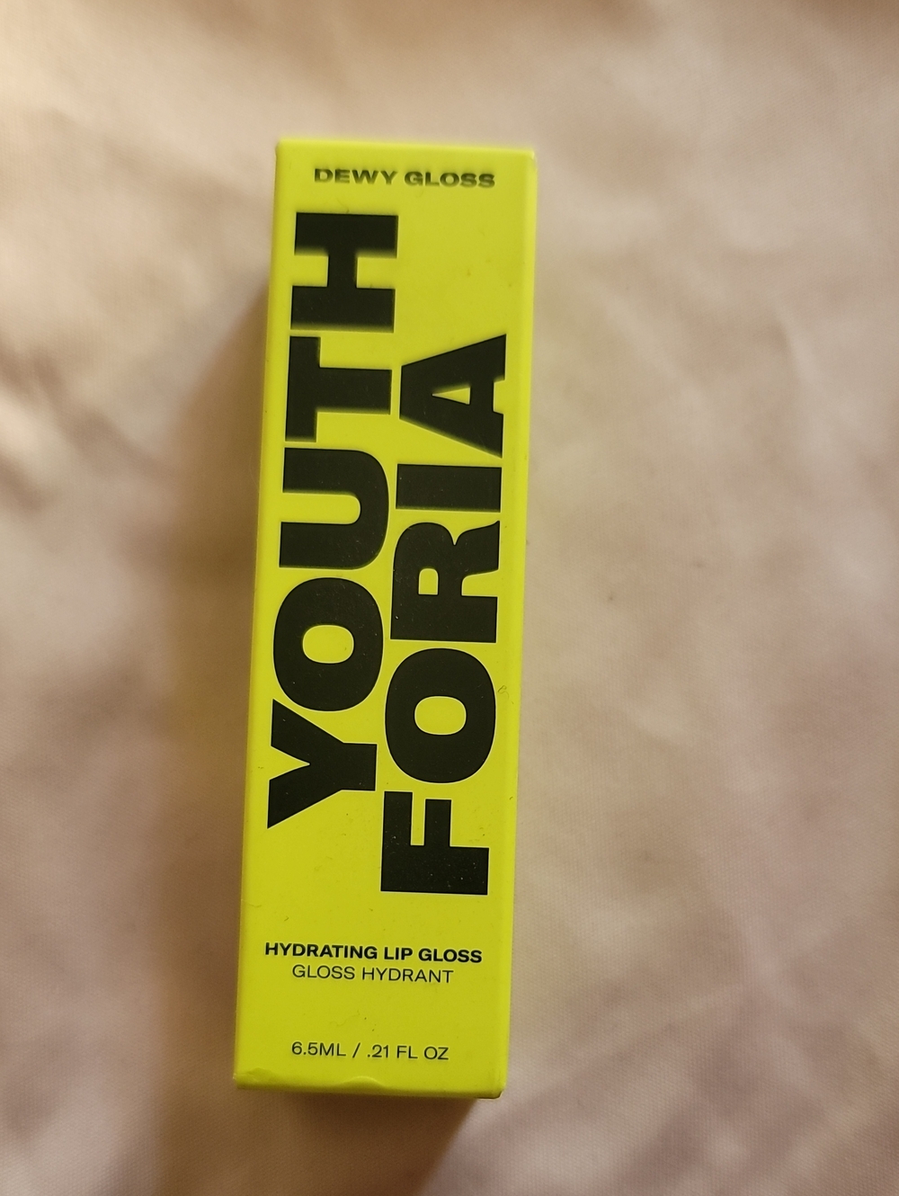 YOUTH FORIA Dewy Gloss Hydrating Lip Gloss - Neon Yellow